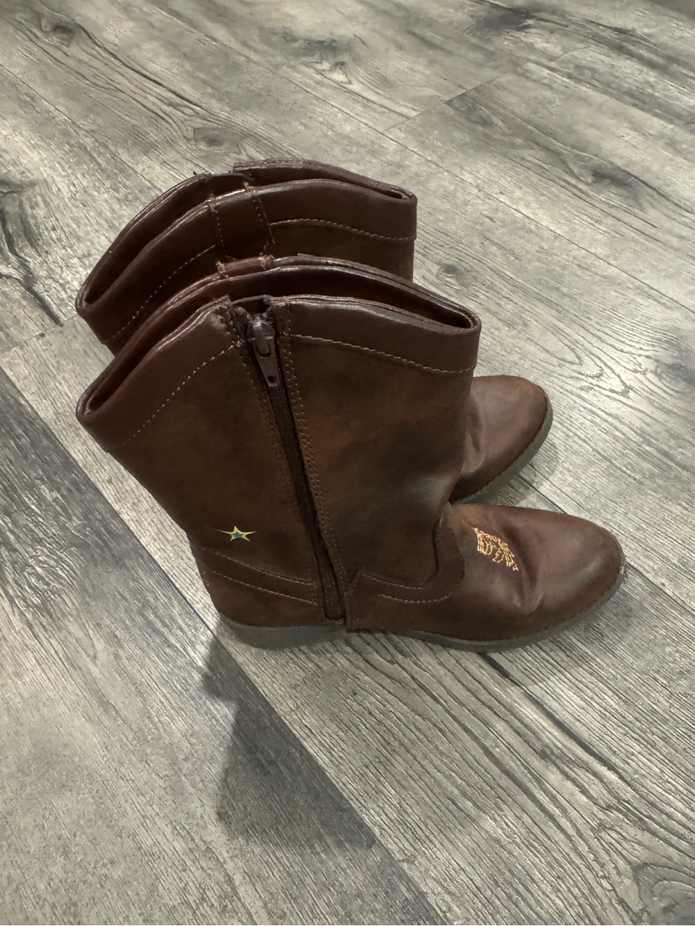 Woody Cowboy Brown Kids' Western Boots - Toy Story Character - Picture 2 of 4